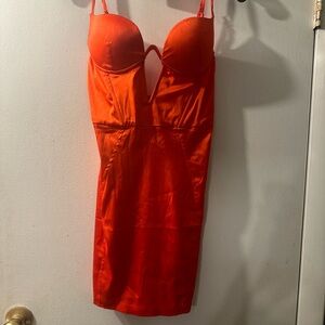 Homecoming/Formal Dress — Oh Polly Brand — Orange — Worn Once